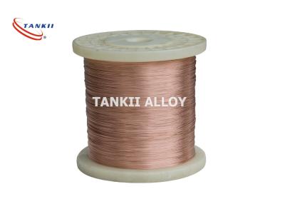 中国 High Break Voltage Ultra-fine Self Adhesive Enameled Copper Rectangular Magnet Wire, Constantan /Enameled constantan wir 販売のため