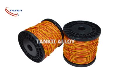 China Tipo resistencia química del termopar de la fibra de vidrio de 22SWG Q del cable de K en venta