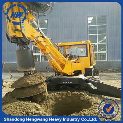China Popular hot sale bore hole piling drilling rig/screw piling drilling rig for sale