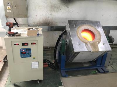 China 100KW Medium frequency (Frequency range 1-10khz) Induction Melting furnace for sale