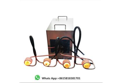 China 35KW Induction Heating 80KHZ Nut Bolt Forge Machine 7.6L/Min for sale