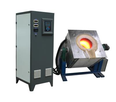 China 60KW Induction Melting Equipment Touch Screen Light Frequency 1-10Khz For Metal Melting for sale