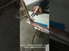 Flexible transformer copper pipe welding