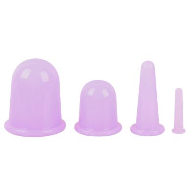 China 4 Pieces Silicone Vacuum Suction Cup For Eye Face Massager for sale