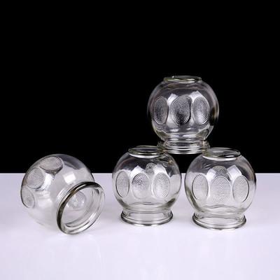 China Suction 4 Pcs Body Vacuum Massage Cupping Glass Thickened for sale