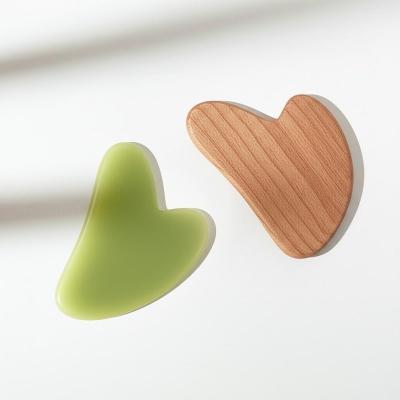 China Facial Massage with Jade Gua Sha Stone and Guasha Massage Board for sale