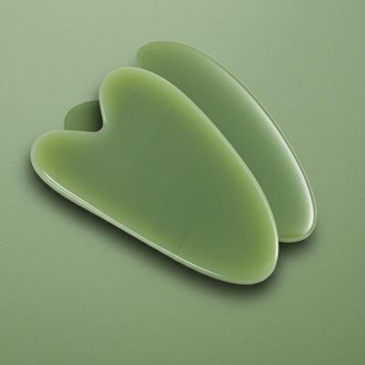 China Green Jade Guasha Tools for Body Massage Safe and Eco-Friendly Safety Standard GB 2024-2016 for sale