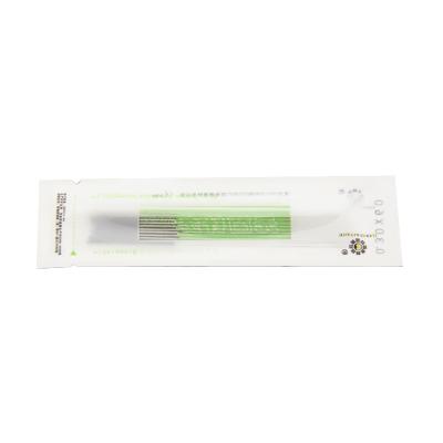 China Straight Intradermal Acupuncture Needles with 1.5mm Handle Diameter Class II Instrument Classification for sale