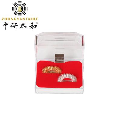 China Finger-Akupunktur-Massage bearbeitet Gold silbernen Ring Type ZhongYan TaiHe zu verkaufen