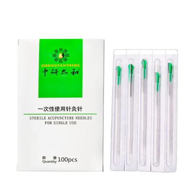 China 100Pcs Disposable Acupuncture Needles For Single Use Three Edged Needle Acupuncture for sale