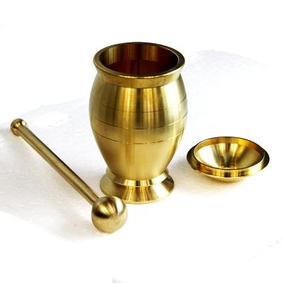 China ODM Medicine Pure Copper Mortar And Pestle Stainless Steel for sale