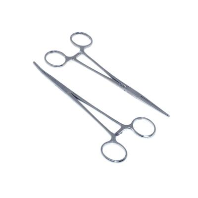 China Stainless Steel Curved Hemostatic Forceps 0.14-0.50mm TCM Clinic Apparatuses for sale