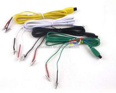 China 3A Fast Alligator Clip Cable For Acupuncture Stimulator KWD808 for sale