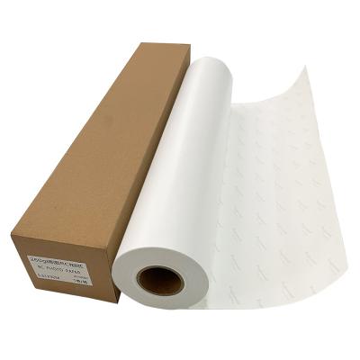 China 260gsm 42'' RC Woven Photo Paper, Premium Inkjet Photo Paper In 30meter Roll for sale