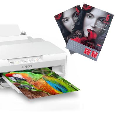 China Satén Scratchproof del papel de la foto de la prenda impermeable 4R, 4 x 6 foto brillante 240gsm de papel en venta