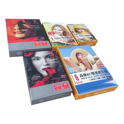 China Micro Porous RC Woven Photo Paper 5R 260gsm Waterproof for sale