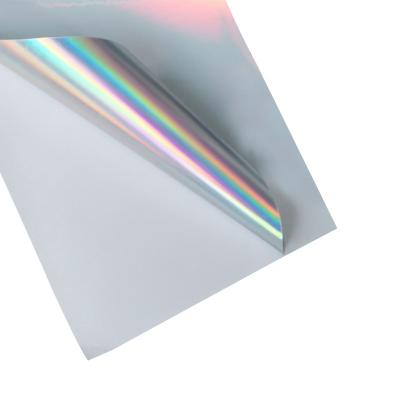China PET Rainbow Laser Surface Self Adhesive Photo Paper A4 For Stickers for sale