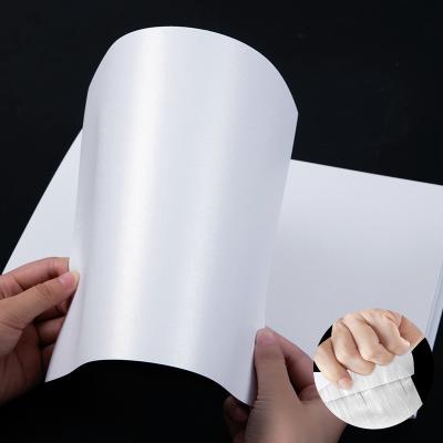 China A3 29.7*42cm Glossy Photo Sticker Paper PET Pearly Surface High Definition for sale