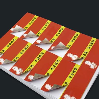 China A4 80gsm Self Adhesive Label Sticker Paper For Printers Customized for sale