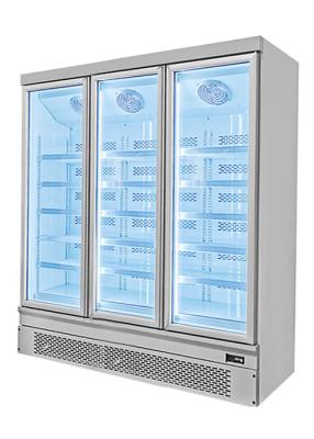 China Mostra ereta de poupança de energia do congelador da exposição do alimento do supermercado para o hotel da alameda à venda