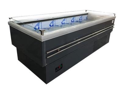 China Large Cooling Equipment Commercial Display Island Freezer Open Top For Store for sale