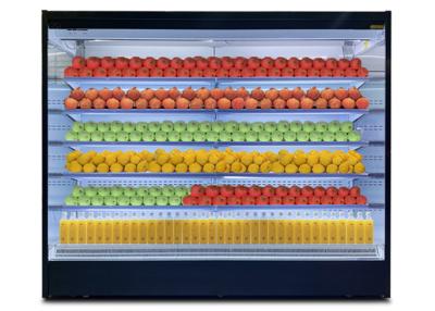 Chine Réfrigérateur plus froid ouvert d'affichage de fruit de magasin de Multideck de rideau aérien à vendre