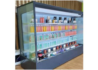 China Commercial Multideck Supermarket Open Display Chiller With Air Curtain for sale