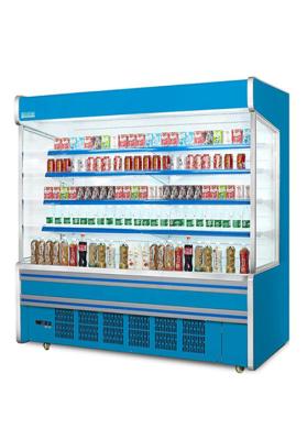 China Convenience Store Fridge Bottle Drink Open Showcase Refrigerator for sale