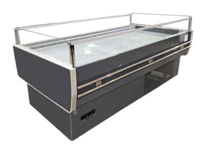 China Island Open Style Fruit Refrigerated Chiller Used In Supermarket for sale