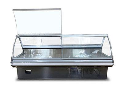 China Supermarket Countertop Refrigerated Deli Food Display Case Chiller for sale