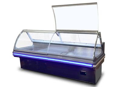 China Commercial Open Dynamic Cooling Food Display Cooler Butcher Equipment for sale
