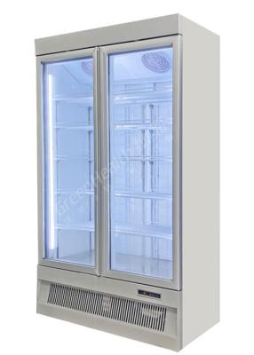 China Icecream / Meat Display Commercial Upright Glass Freezer Plug In for sale