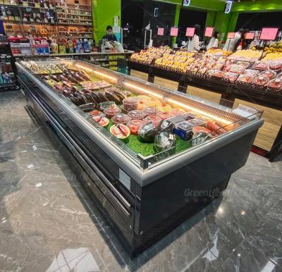 China Open Style Fruits Preservation Vegetable Display Chiller For Fruit Store zu verkaufen