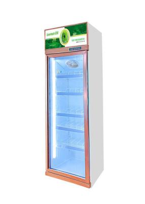 中国 LG-660 452L 320W Drinks Refrigeration Showcase Upright Commercial Cooler 販売のため