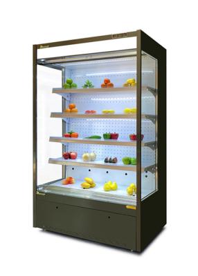 China Mini Drinks Milk Standwich Bread Cake Open Display Chiller With Air Curtain for sale