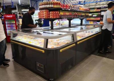 China 566W Visible Combination Island Freezer Supermarket Freezing Equipment à venda