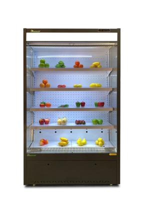 China Mini Multideck Open Chiller Fruits Vegetables Drinks Refrigerator for sale