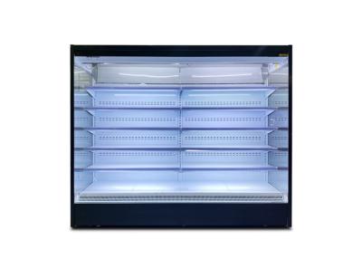 China Remote System Right Angle Multideck Open Chiller R22a Display Cooler for sale