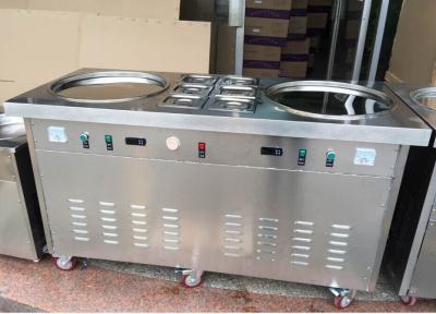 China Fabricante de gelado dobro de aço inoxidável do rolamento do potenciômetro 201 com produto fácil de 6 bandejas à venda