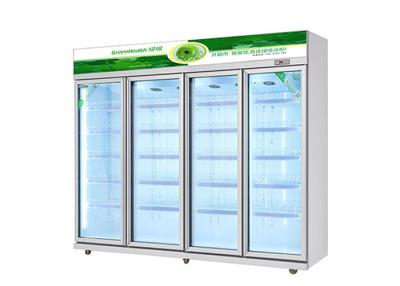 Cina Direct Cooling Commercial Air Cooler Energy Soft Cold Drink Display Fridge Chiller in vendita
