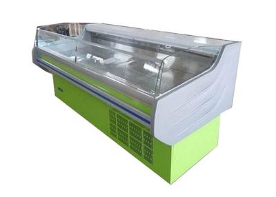 China Fish Meat Seafood Display Table Refrigerator Showcase For Supermarket Congelador Horizontal for sale