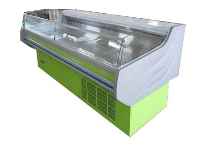 China R404a Dynamic Cooling Seafood Fish Display Freezer Meat Display Refrigerator Butcher Equipment for sale