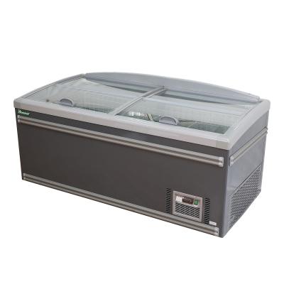 China Direct Cooling 850L Commercial Ice Cream Deep Freezer Supermarket Refrigeration for sale