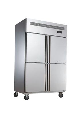 China Salud Verde Comerciante grande de refrigeración estática de la cocina del banco de trabajo de pie congelador profundo en venta
