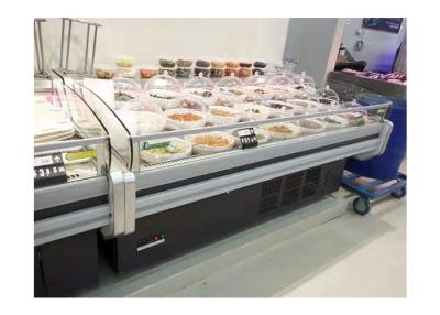 中国 グリーンヘルス 商用 カーブ式 冷蔵品 デリ 展示品 肉冷蔵品 デリ 冷蔵庫 販売のため