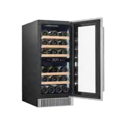 China 220V 50HZ Commercial Wine Storage Cabinet  Dual Zone Temperature Range for sale