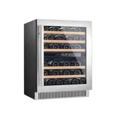 China Space Saving Dual Zone Stainless Steel Fridge Cooler For Wine Beer Storage for sale
