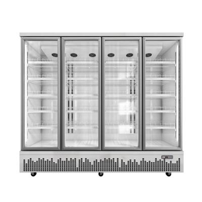 China 2087L Refrigerator Upright Display Drinks Commercial Beverage Cooler for sale
