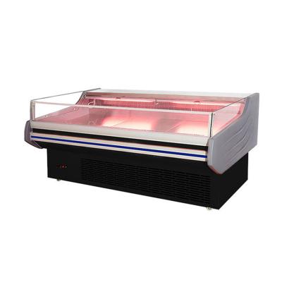 China Display de carne de luz LED congelador de aço inoxidável interior descongelamento automático -2 ~ 8 C à venda