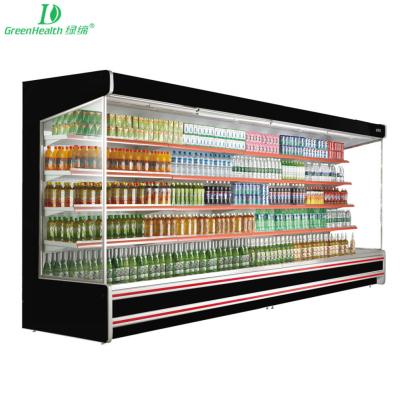 China Customized Island Multideck Open Chiller / Supermarket Open Display Refrigerator for sale